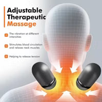 Morfone Heating&Massage Neck Pillow, Neck and Shoulder Massager for Neck Pain Relief, Cervical Massage Pillow for Back&Shoulders