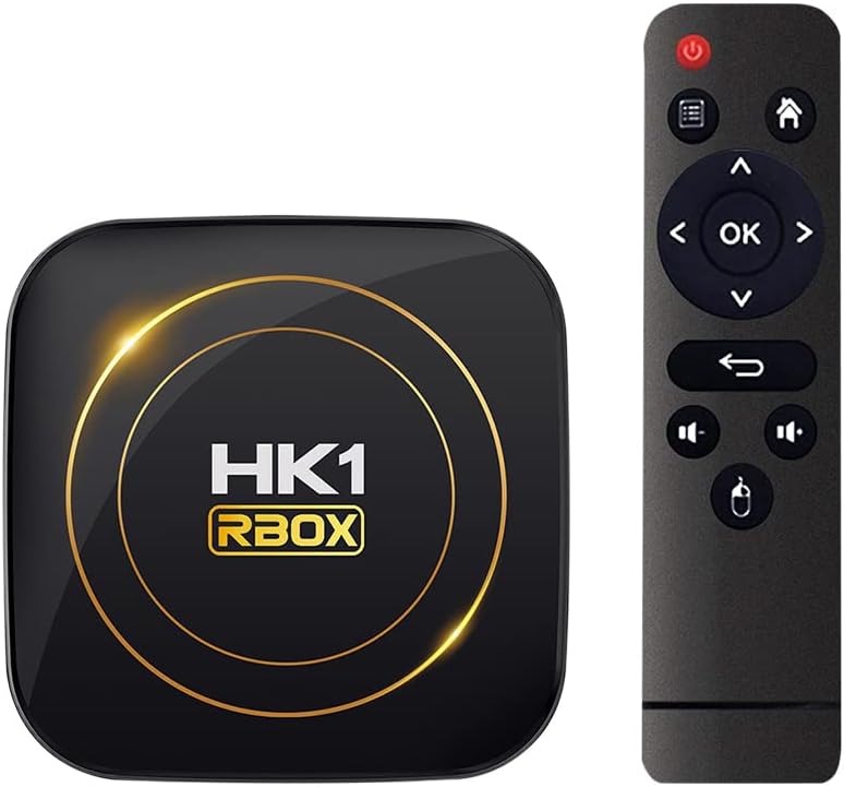 Android TV Box 2026, Android 12.0 TV Box with 8K Decoding 4GB RAM 32GB ROM Allwinner H618 Quad-Core, 2.4GHz/5.0GHz WiFi6 Bluetooth 4.0+, Support H.265/USB 2.0/8K Ultra HD