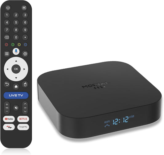 Android 14 TV Box 2026, 8K Ultra HD with 2GB RAM 16GB ROM RK3518 WIFI6