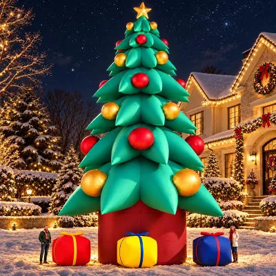 AMERLIFE 33' Giant Inflatable Christmas Tree with 950W Blower