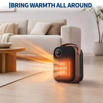 Garvee 1500W Ceramic Heater, Portable Indoor, 2 Heat Modes, Thermostat, Safety