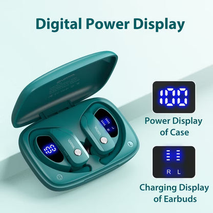 Wireless Earbuds Bluetooth Headphone Sport, Bluetooth 5.4 Earbud, 68Hrs Earphone with Earhook