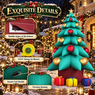 AMERLIFE 33' Giant Inflatable Christmas Tree with 950W Blower