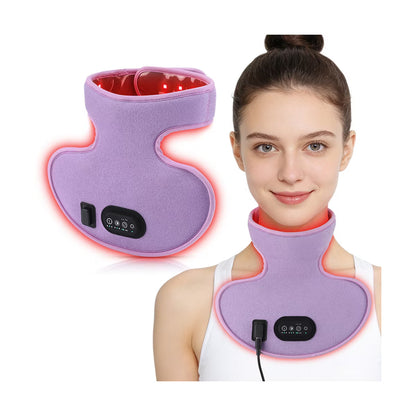 Morfone Neck&Chest Red Light Therapy Mask,Red Light Therapy For Face And Neck With 4 Wavelengths,Visibly Firms, Smooths&Evens Skin Tone