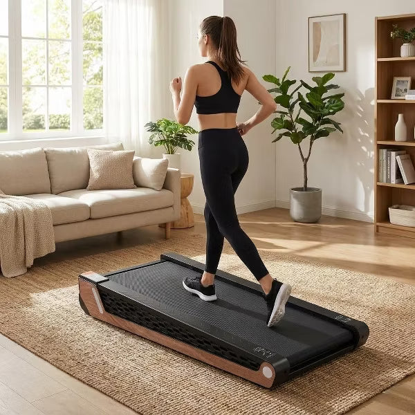 8° Incline Portable Treadmill – Under Desk Walking Pad with 2.55HP Motor, 220 lbs Capacity, LED Display, Space-Saving Design for Home Office