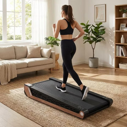 8° Incline Portable Treadmill – Under Desk Walking Pad with 2.55HP Motor, 220 lbs Capacity, LED Display, Space-Saving Design for Home Office