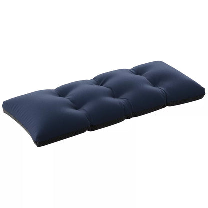 Garvee 48"x18"x5" Tufted Thick Bench Cushion – Indoor/Outdoor High Elasticity Pad with Ties & Non-Slip Bottom for Swing, Porch, Settee, Sofa