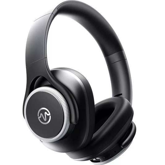 VEATOOL Hybrid ANC Over-Ear Headphones: Bluetooth 6.0, 60H Playtime, Foldable, Hi-Res Audio, Deep Bass, Built-in Mic (Travel/Office)